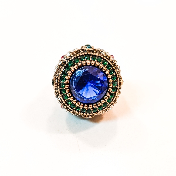 Gold Plated Alloy Statement Ring - Picture 2 of 5